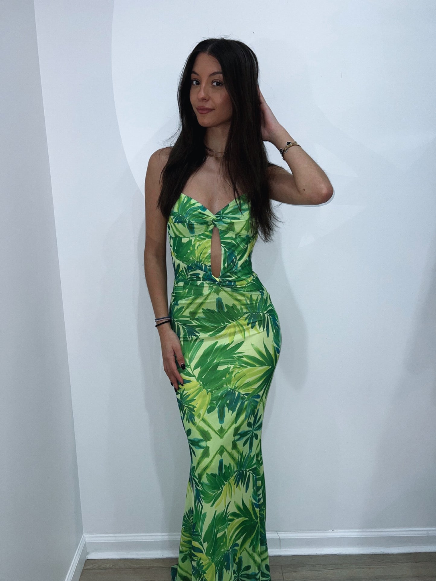 Tropical Maxi Mermaid Dress